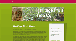 Desktop Screenshot of heritageappletrees.com