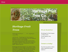 Tablet Screenshot of heritageappletrees.com